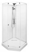 Душевая кабина IDO Showerama 10-5 Comfort 90х80 см профиль серебро/прозрачное стекло 558.246.00.1