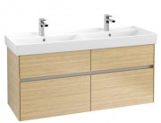 Тумба під раковину Villeroy & Boch Collaro 125,4х44,4 см із підсвічуванням ДСП північний дуб C013B0VJ