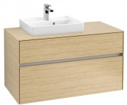 Тумба під раковину Villeroy & Boch Collaro 100х50 см із підсвічуванням ДСП північний дуб C014B0VJ