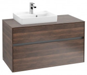 Тумба під раковину Villeroy & Boch Collaro 100х50 см із підсвічуванням ДСП дуб аризона C014B0VH