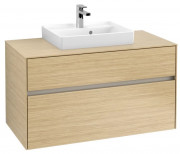 Тумба під раковину Villeroy & Boch Collaro 100х50 см із підсвічуванням ДСП північний дуб C016B0VJ