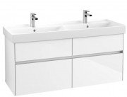 Тумба под раковину Villeroy & Boch Collaro 125,4х44,4 см с подсветкой МДФ глянцевый белый C013B0DH