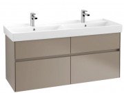 Тумба под раковину Villeroy & Boch Collaro 125,4х44,4 см с подсветкой ДСП трюфель серый C013B0VG