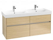 Тумба под раковину Villeroy & Boch Collaro 125,4х44,4 см с подсветкой ДСП северный дуб C013B0VJ
