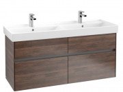 Тумба под раковину Villeroy & Boch Collaro 125,4х44,4 см с подсветкой ДСП дуб аризона C013B0VH