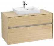 Тумба под раковину Villeroy & Boch Collaro 100х50 см с подсветкой ДСП северный дуб C016B0VJ