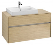 Тумба під раковину Villeroy & Boch Collaro 100х50 см із підсвічуванням ДСП північний дуб C017B0VJ