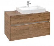 Тумба під раковину Villeroy & Boch Collaro 100х50 см із підсвічуванням ДСП дуб канзас C018B0RH