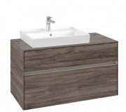 Тумба під раковину Villeroy & Boch Collaro 100х50 см із підсвічуванням ДСП кам'яний дуб C017B0RK