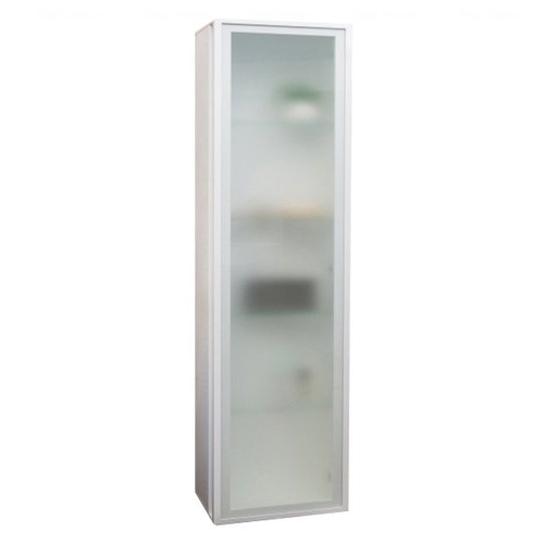 Пенал для ванной Fancy Marble Barbados 3 38х28х172 см ДСП/МДФ белый 30317012200