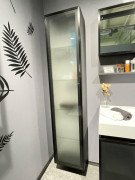 Пенал для ванної Fancy Marble Barbados 3 38х28х172 см ДСП/МДФ сірий 30317013200