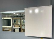 Зеркальный шкаф Fancy Marble Vivara зеркало слева 124,5х30 см ДСП/МДФ белый 22012512210