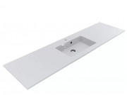 Раковина для ванной Fancy Marble Lauretta 1850С искусственный камень белый 5819101