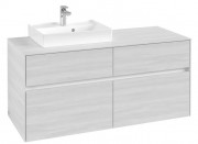 Тумба под раковину Villeroy & Boch Collaro 120х50 см ДСП белое дерево C07100E8