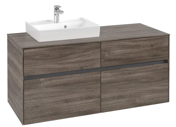 Тумба под раковину Villeroy & Boch Collaro 120х50 см ДСП каменный дуб C07100RK