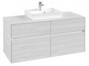 Тумба под раковину Villeroy & Boch Collaro 120х50 см ДСП белое дерево C07000E8