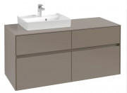 Тумба под раковину Villeroy & Boch Collaro 120х50 см ДСП трюфель серый C07100VG
