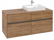 Тумба під раковину Villeroy & Boch Collaro 120х50 см ДСП дуб канзас C07200RH