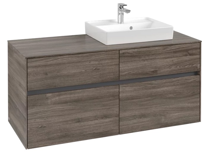 Тумба под раковину Villeroy & Boch Collaro 120х50 см ДСП каменный дуб C07200RK