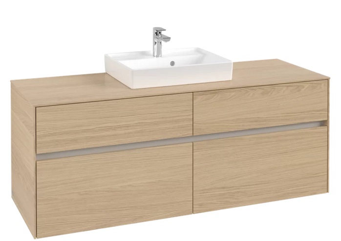 Тумба під раковину Villeroy&Boch Collaro 140х50 см ДСП північний дуб C07300VJ