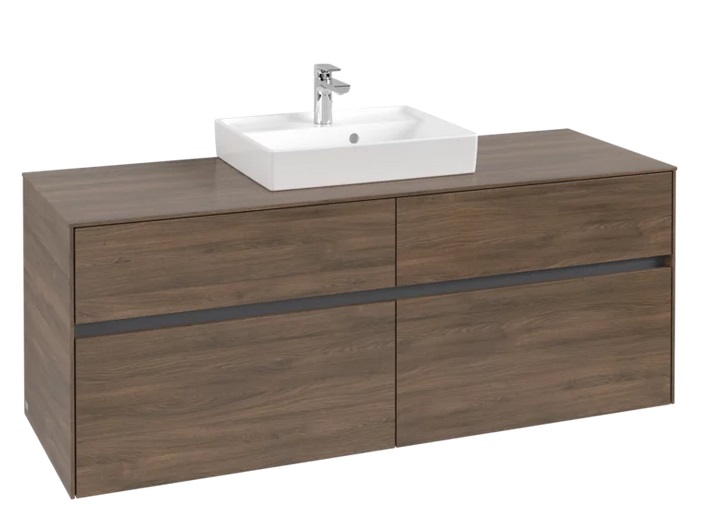 Тумба под раковину Villeroy & Boch Collaro 140х50 см ДСП дуб аризона C07300VH