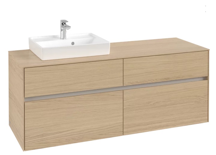 Тумба під раковину Villeroy&Boch Collaro 140х50 см ДСП північний дуб C07400VJ
