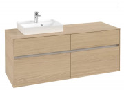 Тумба под раковину Villeroy & Boch Collaro 140х50 см ДСП северный дуб C07400VJ