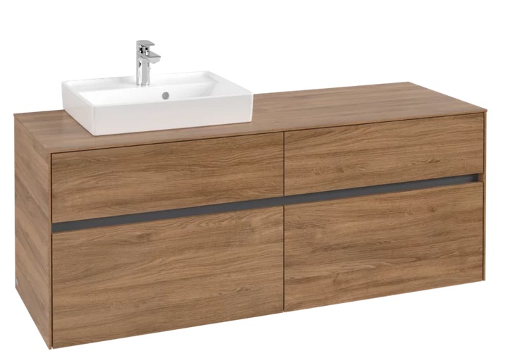Тумба під раковину Villeroy & Boch Collaro 140х50 см ДСП дуб канзас C07400RH