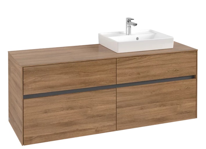 Тумба под раковину Villeroy & Boch Collaro 140х50 см ДСП дуб канзас C07500RH