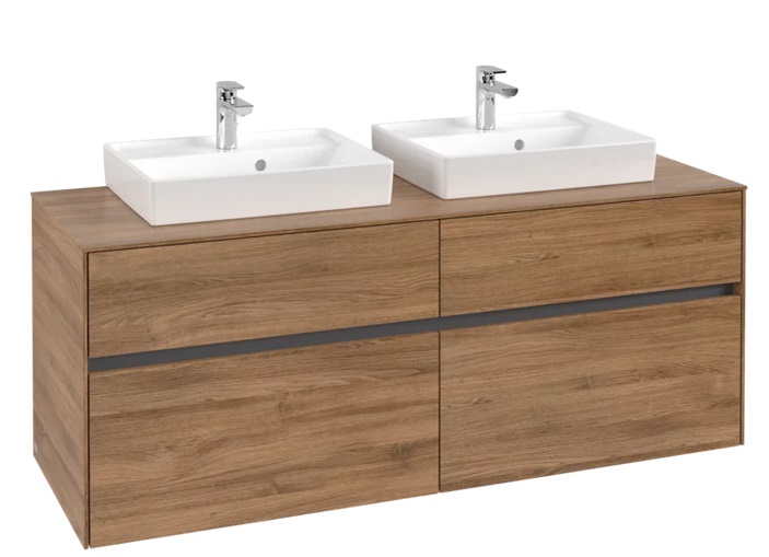 Тумба под раковину Villeroy & Boch Collaro 140х50 см ДСП дуб канзас C07600RH