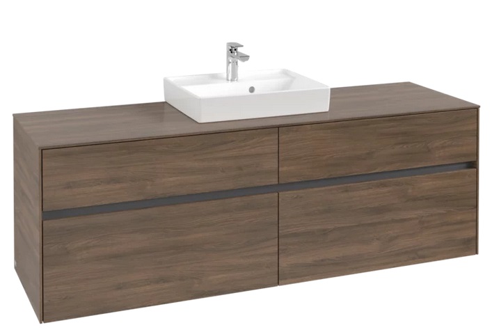 Тумба під раковину Villeroy & Boch Collaro 160х50 см ДСП дуб аризона C07700VH