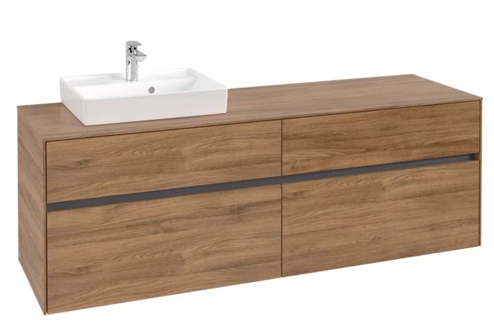 Тумба под раковину Villeroy & Boch Collaro 160х50 см ДСП дуб канзас C07800RH