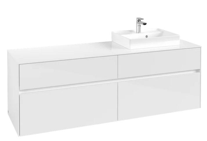 Тумба под раковину Villeroy & Boch Collaro 160х50 см ДСП белый матовый C07900MS