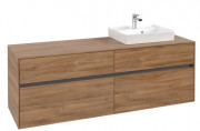 Тумба під раковину Villeroy & Boch Collaro 160х50 см ДСП дуб канзас C07900RH