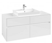 Тумба под раковину Villeroy & Boch Collaro 120х50 см ДСП белый матовый C08100MS