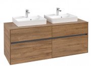 Тумба під раковину Villeroy & Boch Collaro 140х50 см ДСП дуб канзас C07600RH