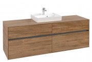 Тумба под раковину Villeroy & Boch Collaro 160х50 см ДСП дуб канзас C07700RH
