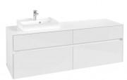 Тумба под раковину Villeroy & Boch Collaro 160х50 см ДСП белый матовый C07800MS