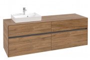 Тумба под раковину Villeroy & Boch Collaro 160х50 см ДСП дуб канзас C07800RH