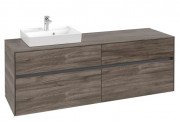 Тумба под раковину Villeroy & Boch Collaro 160х50 см ДСП каменный дуб C07800RK