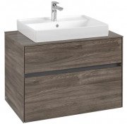 Тумба под раковину Villeroy & Boch Collaro 80х50 см ДСП каменный дуб C08000RK