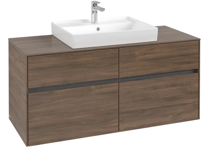 Тумба под раковину Villeroy & Boch Collaro 120х50 см ДСП дуб аризона C08100VH