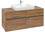 Тумба под раковину Villeroy & Boch Collaro 120х50 см ДСП дуб канзас C08100RH