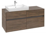 Тумба під раковину Villeroy & Boch Collaro 120х50 см ДСП дуб аризона C08200VH