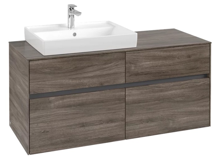 Тумба под раковину Villeroy & Boch Collaro 120х50 см ДСП каменный дуб C08200RK