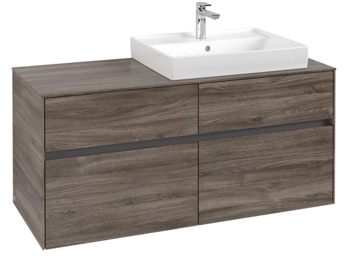 Тумба под раковину Villeroy & Boch Collaro 120х50 см ДСП каменный дуб C08300RK