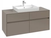 Тумба под раковину Villeroy & Boch Collaro 120х50 см ДСП трюфель серый C08100VG