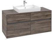 Тумба під раковину Villeroy & Boch Collaro 120х50 см ДСП кам'яний дуб C08100RK