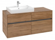 Тумба под раковину Villeroy & Boch Collaro 120х50 см ДСП дуб канзас C08200RH