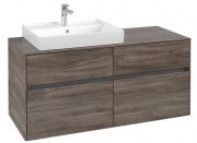 Тумба под раковину Villeroy & Boch Collaro 120х50 см ДСП каменный дуб C08200RK